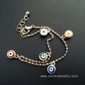 Link Chain Bracelet Jewelry Woman's Evil Eye Charm Bracelet